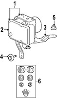 Foto de M�dulo de control de ABS Original para Jeep Liberty 2008 Marca CHRYSLER N�mero de Parte 68025876AC