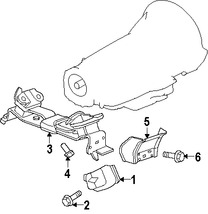 Foto de Montura de Transmisi�n Autom�tica Original para Jeep Commander Jeep Grand Cherokee Marca CHRYSLER N�mero de Parte 52089932AH