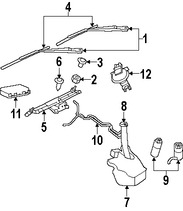 Foto de Sensor de Nivel de L�quido Limpiaparabrisas Original para Jeep Commander Jeep Grand Cherokee Marca CHRYSLER N�mero de Parte 68018918AA