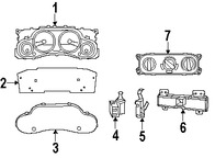 Foto de Panel de Instrumentos Original para Jeep Wrangler 2007 2008 Marca CHRYSLER N�mero de Parte 56054024AG