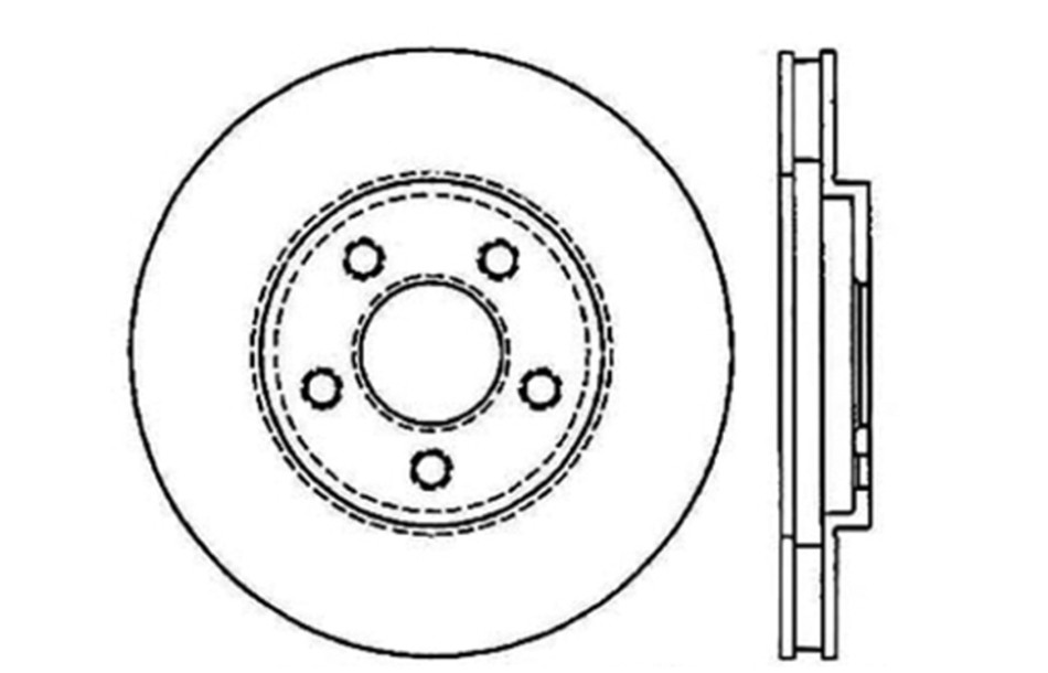 Foto de Rotor disco de freno C-TEK Standard Rotor-Preferred para Chrysler Dodge Plymouth Marca C-TEK N�mero de Parte 121.63017