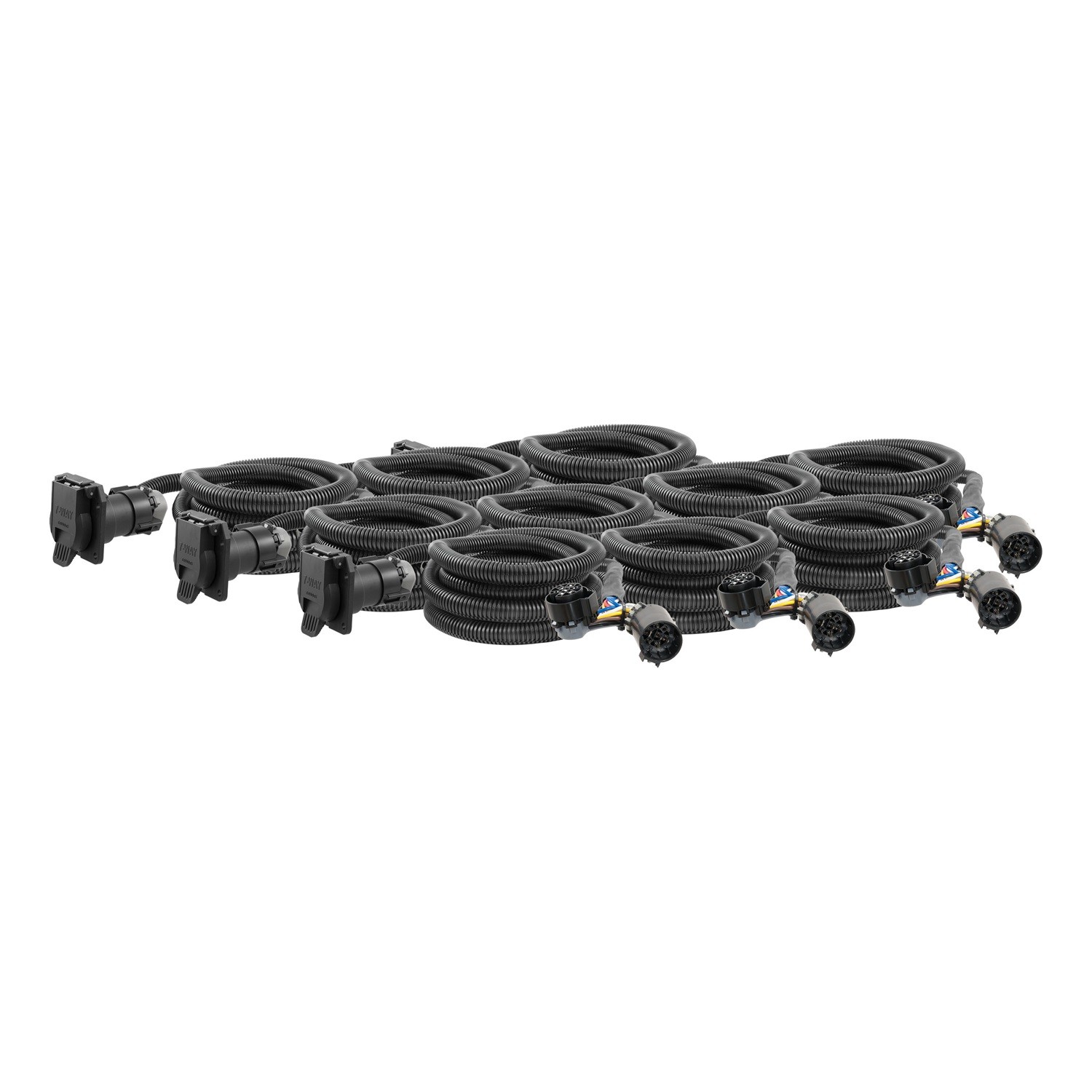 Foto de Kit de Conectores de Remolque Custom Wiring Harness Extension para Dodge Chevrolet GMC Ford Nissan Marca CURT MFG INC. Nmero de Parte 56000010