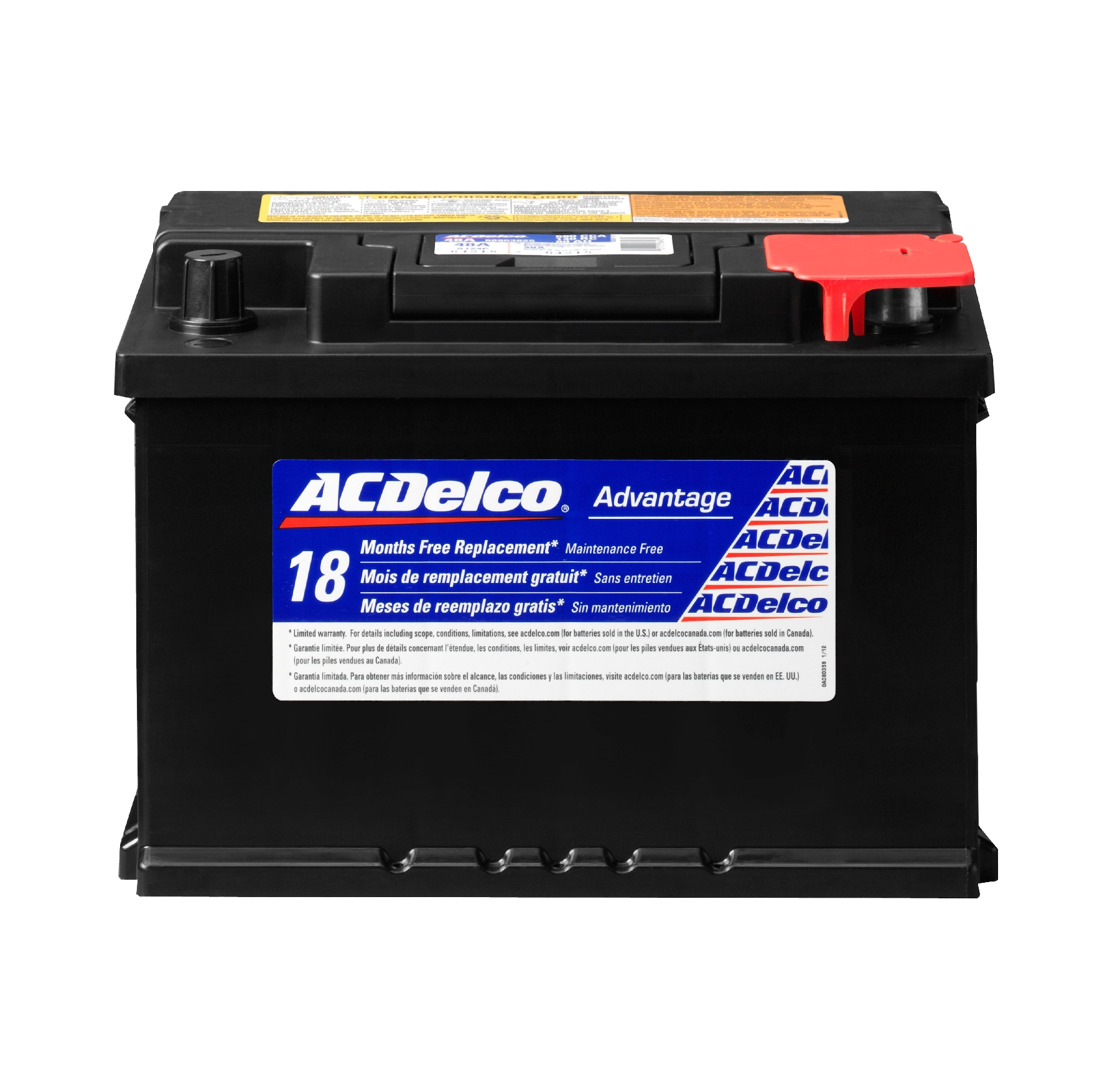 Foto de Bater�a para Porsche Jaguar Volvo Peugeot BMW Mercedes-Benz Saab Audi Volkswagen Lexus... Marca AC Delco N�mero de Parte #48A