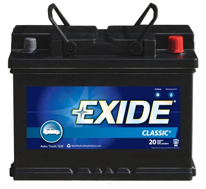 Foto de Bater�a Exide Classic - CCA: 600 para Hyundai Fiat Kia BMW Dodge Chevrolet Merkur Audi Volkswagen... Marca EXIDE BATTERIES NEW N�mero de Parte L2/47C