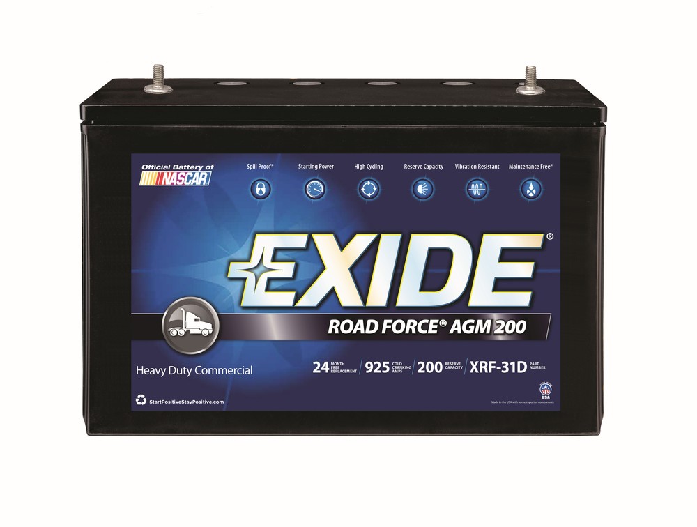 Foto de Batera Exide Roadforce AGM-200 - CCA: 925 para Chevrolet GMC Ford Hino Marca EXIDE BATTERIES NEW Nmero de Parte XRF-31D