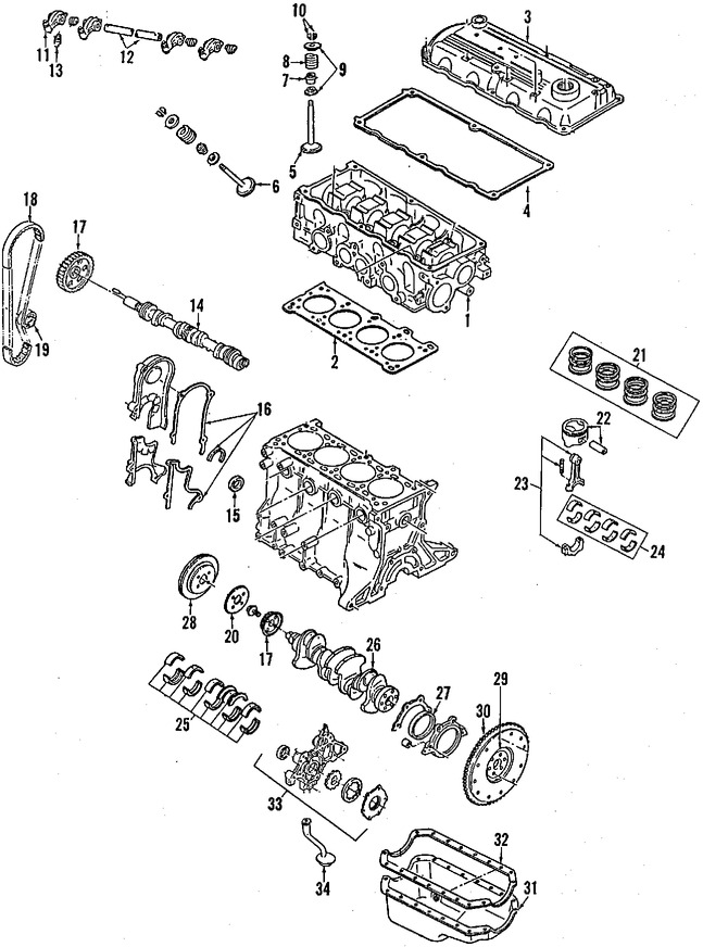 Foto de Engranaje del Cigueal Original para Mercury Capri 1992 1993 1994 Ford Festiva 1992 1993 Marca FORD Nmero de Parte F1CZ6306B
