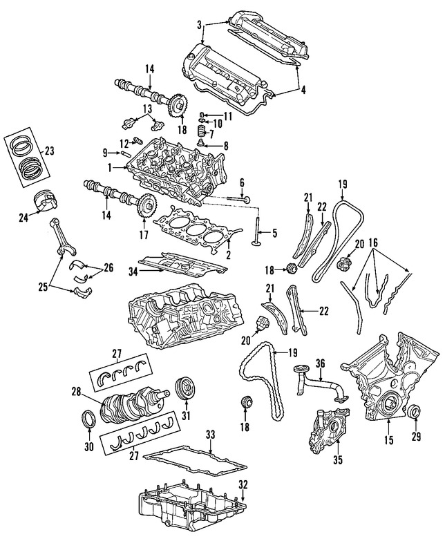 Foto de Juego Completo Empacaduras del Motor Original para Mercury Montego Ford Five Hundred Ford Freestyle Marca FORD Nmero de Parte 5F9Z6079AA