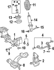 Foto de Brazo de Control de suspensin Original para Ford Crown Victoria Mercury Grand Marquis Marca FORD Nmero de Parte 6W7Z3079B