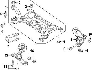 Foto de R�tula de direcci�n Original para Ford C-Max 2013 2014 2015 2016 2017 Marca FORD N�mero de Parte BV6Z3K185C