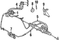 Foto de Switch de Presi�n Direcci�n Hidr�ulica Original para Ford Focus 2000 2001 2002 2003 Marca FORD N�mero de Parte YS4Z3N824BA