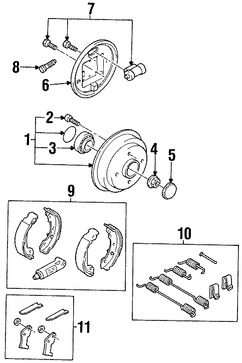 Foto de Tapa de Polvo de Rodamiento Original para Ford Focus Marca FORD N�mero de Parte YS4Z1248AA