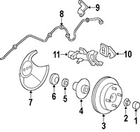 Foto de Anillo ABS Original para Ford Focus Marca FORD N�mero de Parte 5S4Z2B384AA