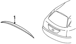 Foto de Aler�n / Spoiler Original para Ford Focus 2004 Marca FORD N�mero de Parte 6S4Z6144210AA