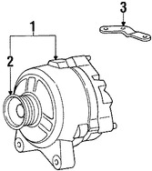 Foto de Polea del Alternador Original para Ford Lincoln Mercury Marca FORD Nmero de Parte F5AZ10344A