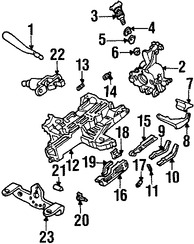 Foto de Solenoide de Seguro de la Palanca Original para Ford  Lincoln Mercury Marca FORD Nmero de Parte F2DZ3Z719A