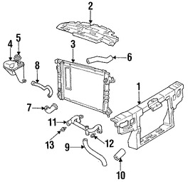 Foto de Emisor / Sensor de Temperatura de Refrigerante del Motor Original para Lincoln Mercury Ford Marca FORD Nmero de Parte F68Z10884AA