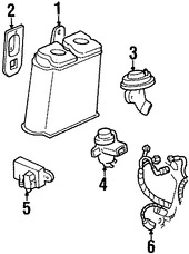 Foto de Canister Original para Ford  Mercury Lincoln Merkur Marca FORD Nmero de Parte E5TZ9D653A