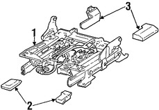 Foto de Cubierta de Riel de Asiento Original para Lincoln Town Car 2006 2007 2008 2009 2010 2011 Marca FORD Nmero de Parte 6W1Z5461749AC