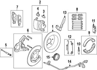 Foto de Kit de Tornillos de Caliper Original para Lincoln Town Car Marca FORD Nmero de Parte 1L2Z2386AA