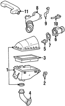 Foto de Sensor de Temperatura de Carga de Aire Original para Ford Lincoln Mercury Marca FORD Nmero de Parte F5AZ12A697A