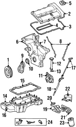 Foto de Bomba de Aceite Original para Ford Mercury Lincoln Marca FORD Nmero de Parte XW4Z6600DA