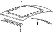 Foto de Panel de Techo Original para Lincoln MKS Marca FORD Nmero de Parte DA5Z5450202A