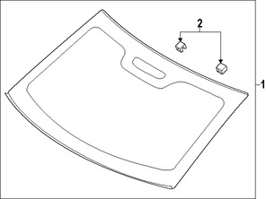 Foto de Cristal Trasero Original para Lincoln MKS Marca FORD Nmero de Parte AA5Z5442006A