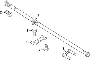Foto de Soporte Central de Eje Propulsor Original para Ford Taurus Ford Police Interceptor S Ford Special Service Poli Ford Taurus X   Lincoln MKS Marca FORD N�mero de Parte 8G1Z4B403B