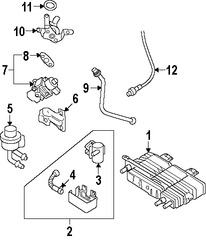 Foto de Vlvula EGR Original para Mercury Milan Ford Fusion Lincoln Zephyr Marca FORD Nmero de Parte 6E5Z9D475BA