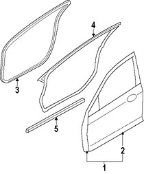 Foto de Panel externo de puerta Original para Ford Fusion Mercury Milan Lincoln Zephyr Lincoln MKZ Marca FORD Nmero de Parte 6H6Z5420201A