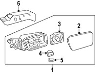 Foto de Cubierta de Espejo Retrovisor Externo Original para Lincoln Zephyr Lincoln MKZ Ford Fusion Marca FORD Nmero de Parte 6H6Z17D742CA