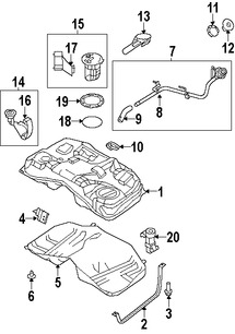 Foto de Perno de la barra de impacto del parachoque Original para Ford  Mercury Lincoln Marca FORD Nmero de Parte W505444S439