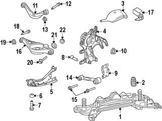 Foto de Brazo de Control Lateral Original para Mercury Milan Ford Fusion Lincoln MKZ Marca FORD Nmero de Parte 9E5Z5500B