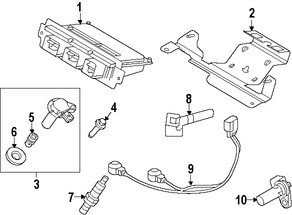 Foto de Computadora del Motor Original para Ford Lincoln Marca FORD Remanufacturado N�mero de Parte DA8Z12A650AANP