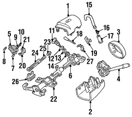 Foto de Interruptor Combinado Original para Ford Thunderbird Mercury Cougar Marca FORD Nmero de Parte E9SZ13K359D