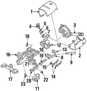 Foto de Conjunto Cilindro de Encendido Original para Ford  Mercury Marca FORD Nmero de Parte F3DZ11582A