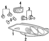 Foto de Portalampara de Faros Laterales Original para Ford F-250 Super Duty Ford F-350 Super Duty Ford    Mercury Cougar Marca FORD Nmero de Parte F8RZ13K371AA