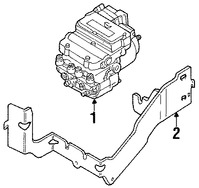 Foto de Modulador de frenos ABS Original para Mercury Cougar 1999 2000 2001 2002 Marca FORD Nmero de Parte F8RZ2M110BA