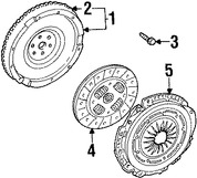 Foto de Disco de Friccin del Embrague Original para Ford Contour Mercury Mystique Mercury Cougar Marca FORD Remanufacturado Nmero de Parte 97BZ7550VB