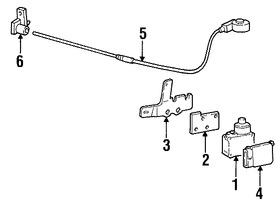 Foto de Mdulo de Control de Crucero Original para Ford Taurus Mercury Sable Marca FORD Nmero de Parte YF1Z9C735BA