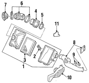 Foto de Cuerpo de Aceleracin Inyeccin Directa Original para Ford Taurus Mercury Sable Marca FORD Nmero de Parte 1F1Z9E926AB