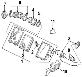 Foto de Cuerpo de Aceleracin Inyeccin Directa Original para Ford Taurus Mercury Sable Marca FORD Nmero de Parte 3F1Z9E926AA