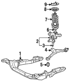 Foto de Soporte / Compacto del motor Original para Mercury Sable 2000 2001 Ford Taurus 2000 2001 Marca FORD Nmero de Parte XF1Z5C145AA