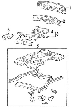 Foto de Panel posterior Original para Mercury Sable Ford Taurus Marca FORD Nmero de Parte YF1Z5440320CA