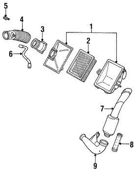 Foto de Sensor de Temperatura de Carga de Aire Original para Ford Taurus Ford Aspire Mercury Sable Marca FORD Nmero de Parte F4BZ12A697AB