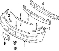 Foto de Tuerca de cubierta de parachoques Original para Mercury Ford Marca FORD Nmero de Parte N621906S438