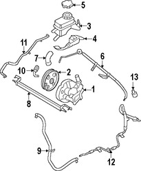 Foto de Terminal Linea de Presin Direccin Hidrulica Original para Mercury Montego Mercury Sable Ford Freestyle Ford Five Hundred Ford Taurus Marca FORD Nmero de Parte 5F9Z3A719B