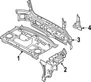 Foto de Panel posterior Original para Ford Five Hundred Ford Taurus Mercury Montego Mercury Sable Marca FORD Nmero de Parte 5G1Z5440320AA