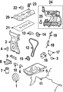 Foto de Tapa de Valvula del Motor Original para Ford Ranger Mercury Mariner Marca FORD Nmero de Parte 4L5Z6582DA