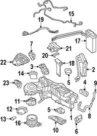 Foto de Elemento del Calentador de Climatizacin Original para Ford F-250 Super Duty Ford F-350 Super Duty Marca FORD Nmero de Parte 9C3Z18K463B